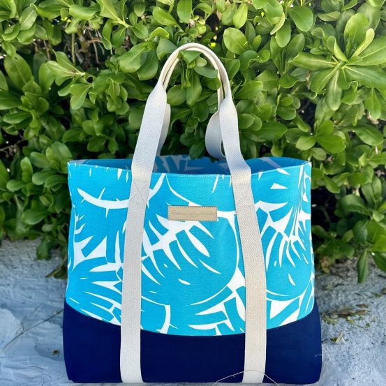 Big Beach Bag – Bahama Hand Prints